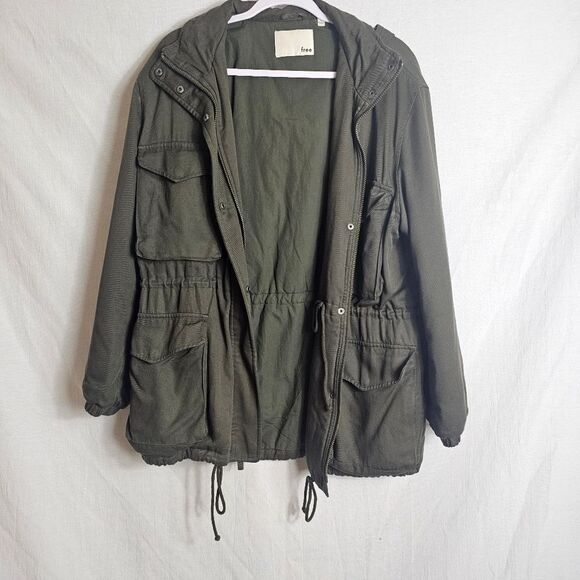 Aritzia Wilfred Military Jacket in Green size 2 - Picture 3 of 13
